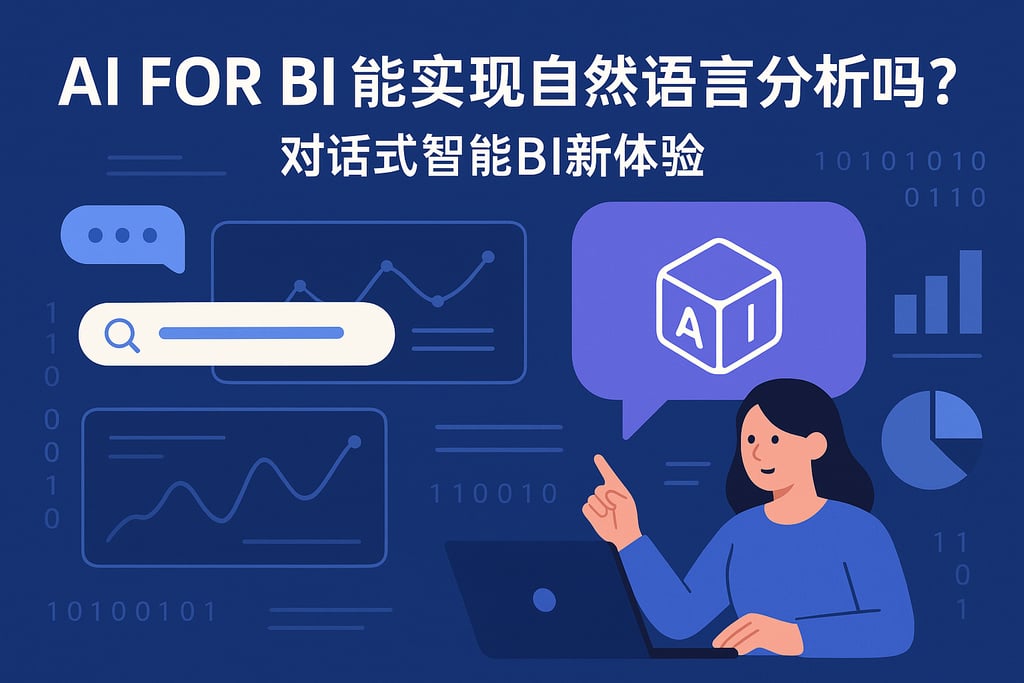 AI For BI能实现自然语言分析吗？对话式智能BI新体验